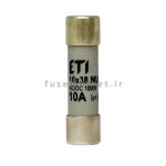 فیوز مولتیمتر ای تی آی ETI 2625401 10×38 gR 1000V AC DC 4A