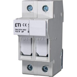 پایه فیوز سیلندری ای تی آی ETI VLC 8 1P+N