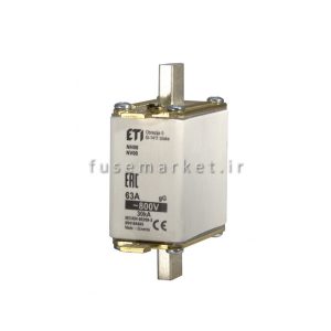 فیوز خاص DC ای تی آی ETI NH00 gG 16A 800V