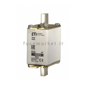 فیوز خاص DC ای تی آی ETI NH00 gG 20A 800V