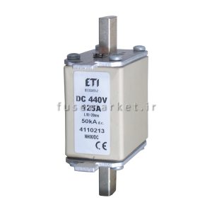 فیوز خاص DC ای تی آی ETI NH1 125A 440V