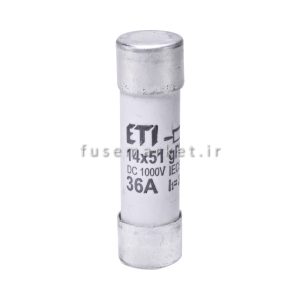 فیوز خورشیدی GPV ای تی آی ETI CH14×51 36A 1000V DC
