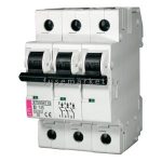 کلید مینیاتوری ای تی آی ETI ETIMAT C 3P 10kA 6A