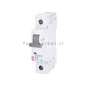 کلید مینیاتوری ای تی آی ETI ETIMAT6 B 1P 20A