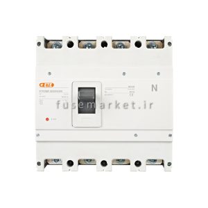 کلید اتوماتیک غیر قابل تنظیم 4 پل کیس 800 ایستا توان اتصال ETE FIX MF004508800 800A