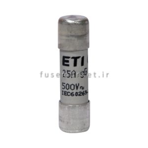 فیوز سیلندری ای تی آی ETI Gg 10 25A