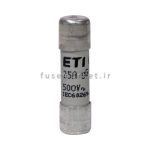 فیوز سیلندری ای تی آی ETI aM 14 25A