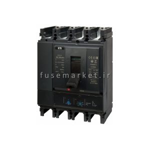 کلید اتوماتیک قابل تنظیم دوبل ای تی آی ETI NBS TMD 400 4L 400A 690V AC 36KA 4P