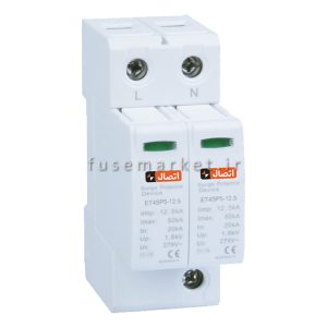 برقگیر تابلویی 1 پل و نول AC ایستا توان اتصال ETE ETSPD0021236 1P+N 280V T1 B 35KA