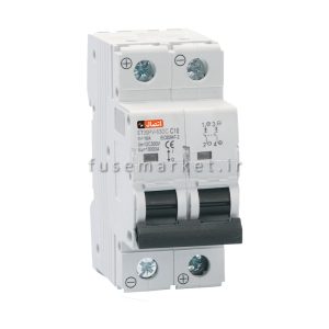 کلید مینیاتوری خورشیدی 2 پل تیپ C ایستا توان اتصال ETE10-MDC2263 63A DC