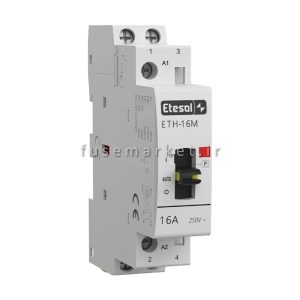 کنتاکتور ماژولار 230V AC اتوماتیک ETMCON02511 25A 1NO + 1NC
