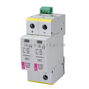 برقگیر تابلوی سولار تیپ 2 C کنتاکت تریپ ای تی آی ETI 002440431 100V M DC
