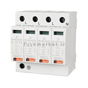 برقگیر تابلویی AC ایستا توان اتصال ETE ETSPR0042440 3P+N-R 440V T2 C 40KA