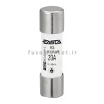 فیوز سیلندری ایستا توان صنعت EASTA FCA 10X38 6A 690V AC gG