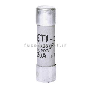 فیوز سیلندری سولار ای تی آی ETI FCD 8865107 10×38 16A 1100 DC GPV