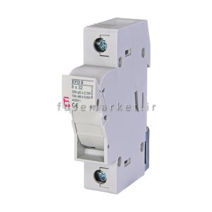 پایه فیوز سیلندری ای تی آی ETI 8875120 CFPV 63L 50A 1500 DC 1P