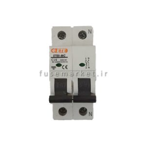 کلید مینیاتوری 1 پل + نول تیپ C ایستا توان اتصال ETE MCB MC005032C21 32A
