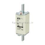 فیوز کاردی با نشانگر ای تی آی ETI FUSE LINK 004113703 gG NV NH 1000V 10A