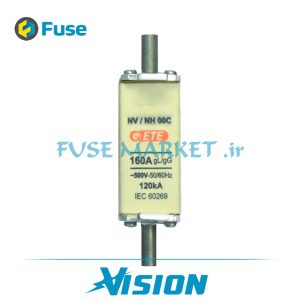 فیوز کاردی ایستا توان اتصال ETE KF01105315 NH00C 125A