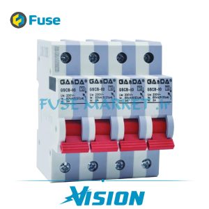 کلید پشتیبان برقگیر تابلویی ایستا توان اتصال ETE ETSPB00224100 AC 230V T1 4P 100KA