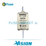 فیوز کاردی ایستا توان صنعت EASTA FNA 1 gG 160A 500V AC