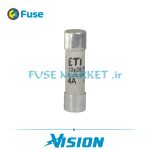 فیوز سیلندری ای تی آی ETI CH 10×38 gR AC DC 900V 12A
