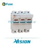 پایه فیوز سیلندری ایستا توان اتصال ETE 14×51 3P 63A LED