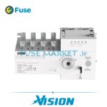 کلید تبدیل اتوماتیک با امکان نصب LCD و قابلیت ارتباط سریال ایستا توان اتصال ETE RS485 4P 1000A
